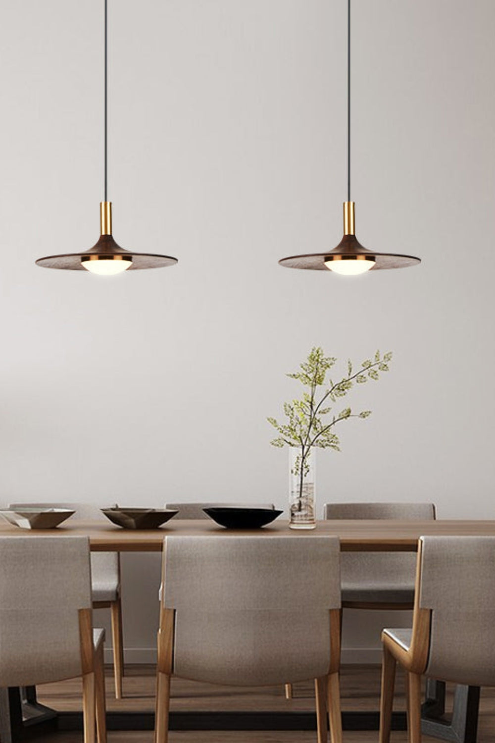 Black Walnut Pendant Lamp - morylighting