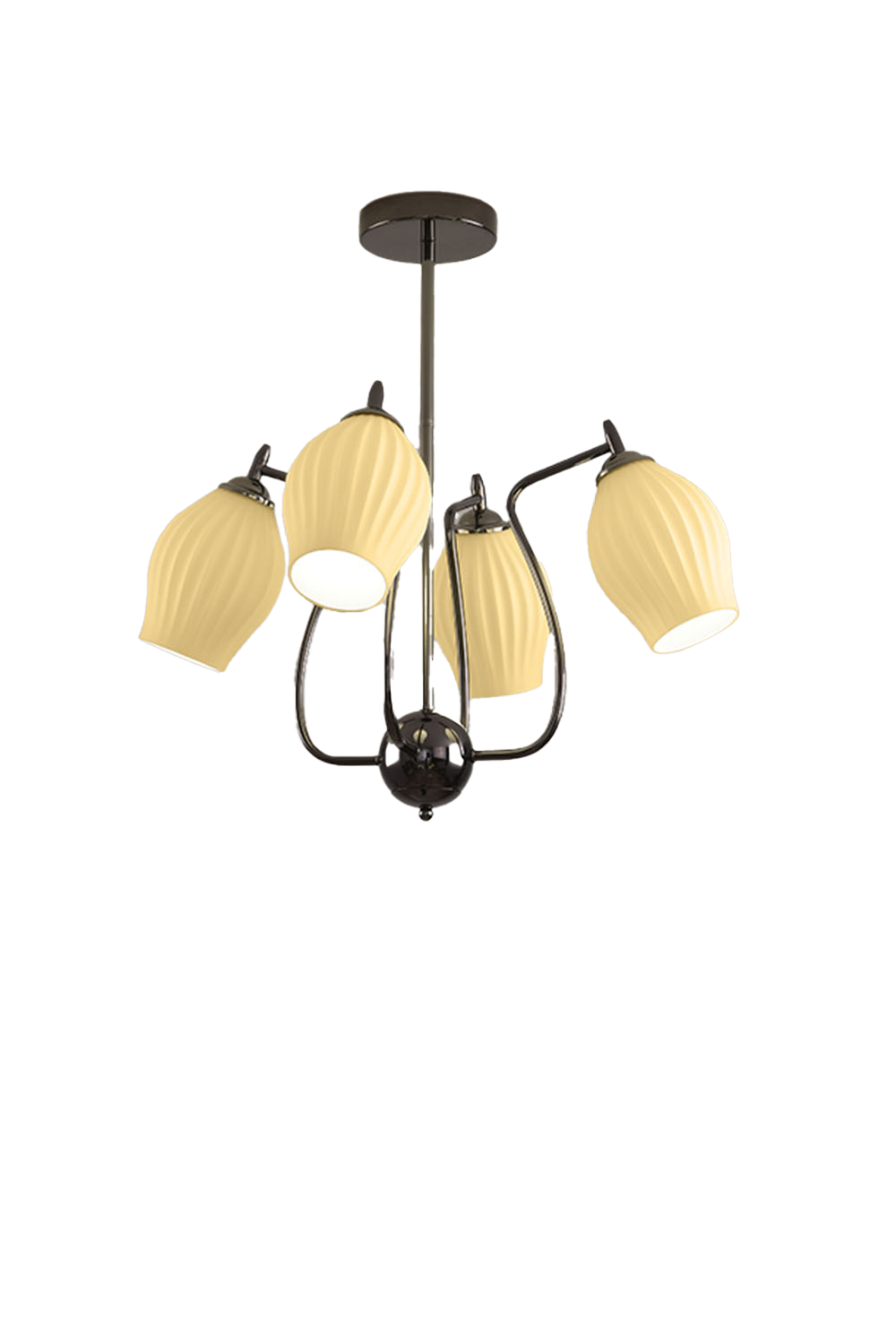 Blooming Petal  Glass Chandelier - view 9 | morylighting