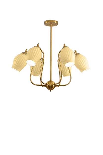 Blooming Petal  Glass Chandelier - view 10 | morylighting