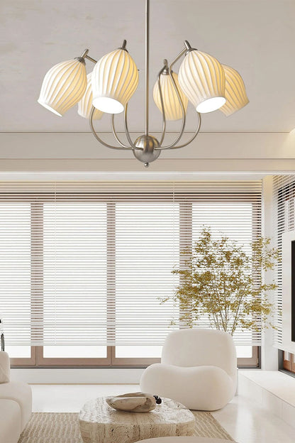 Blooming Petal  Glass Chandelier - view 6 | morylighting