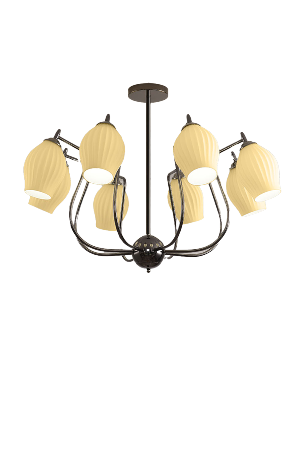 Blooming Petal  Glass Chandelier - view 13 | morylighting