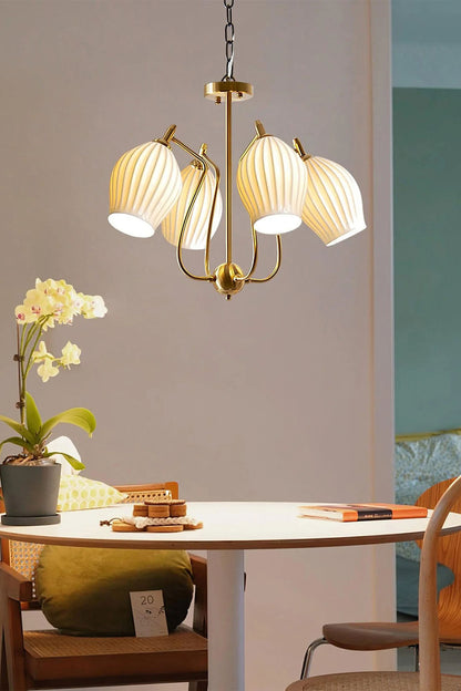 Blooming Petal  Glass Chandelier - view 7 | morylighting