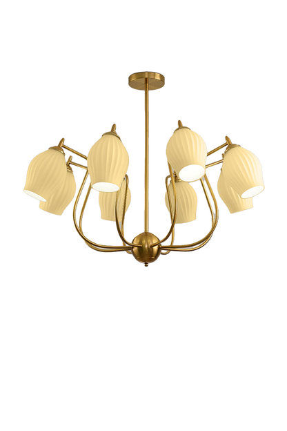 Blooming Petal  Glass Chandelier - view 12 | morylighting