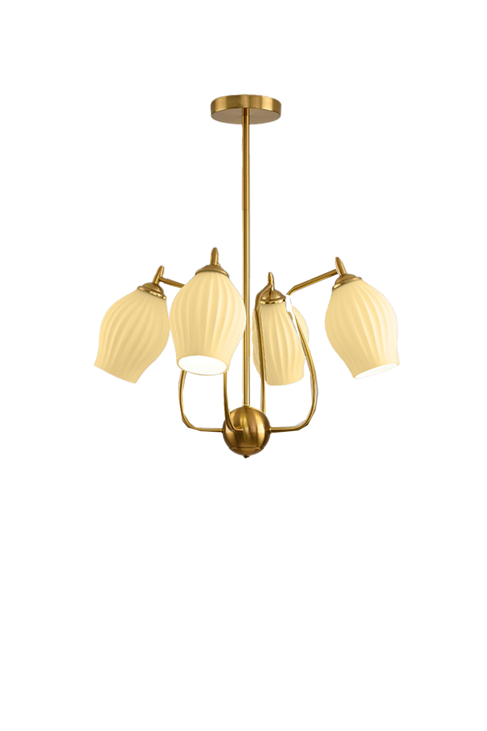 Blooming Petal  Glass Chandelier | morylighting