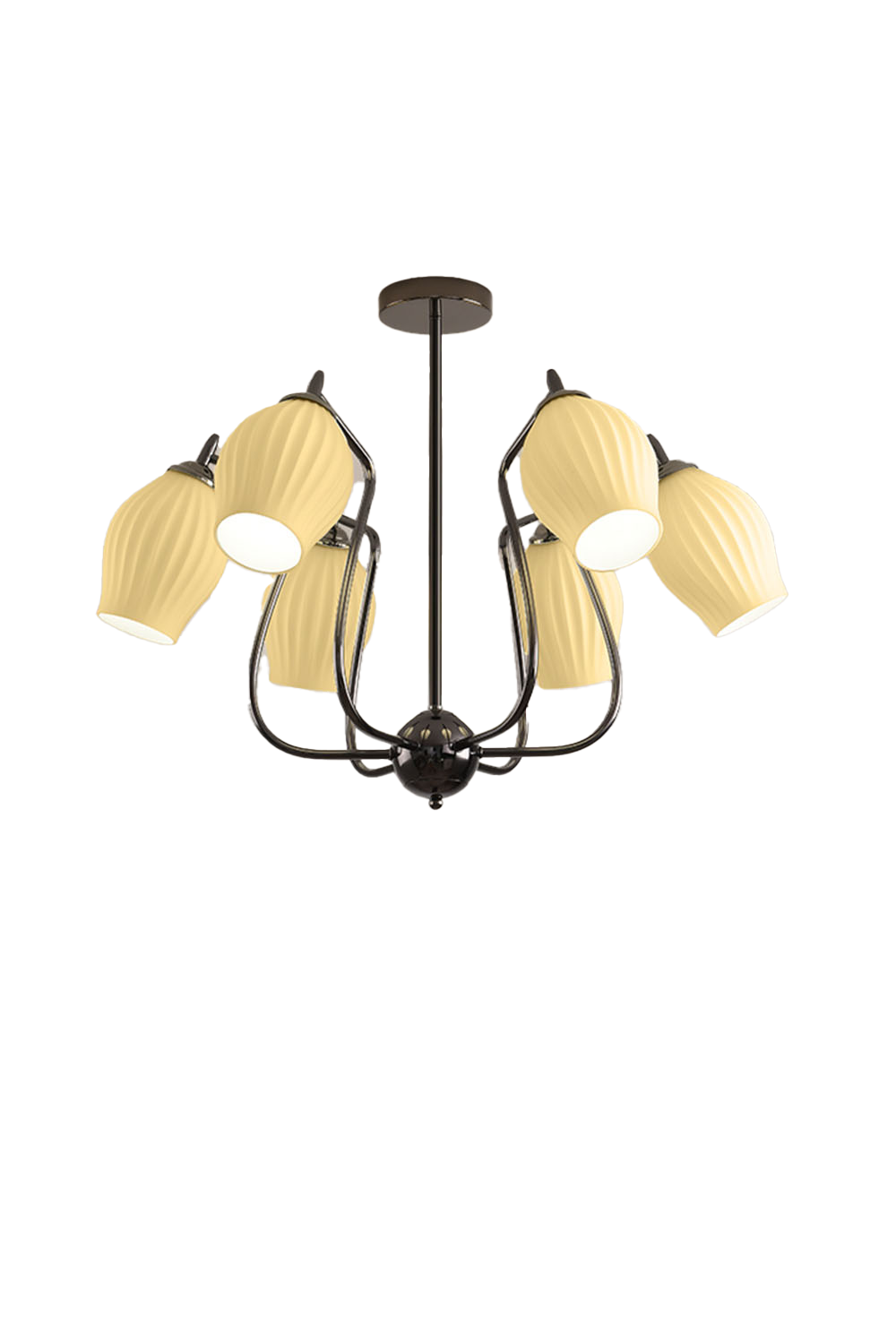Blooming Petal  Glass Chandelier - view 11 | morylighting