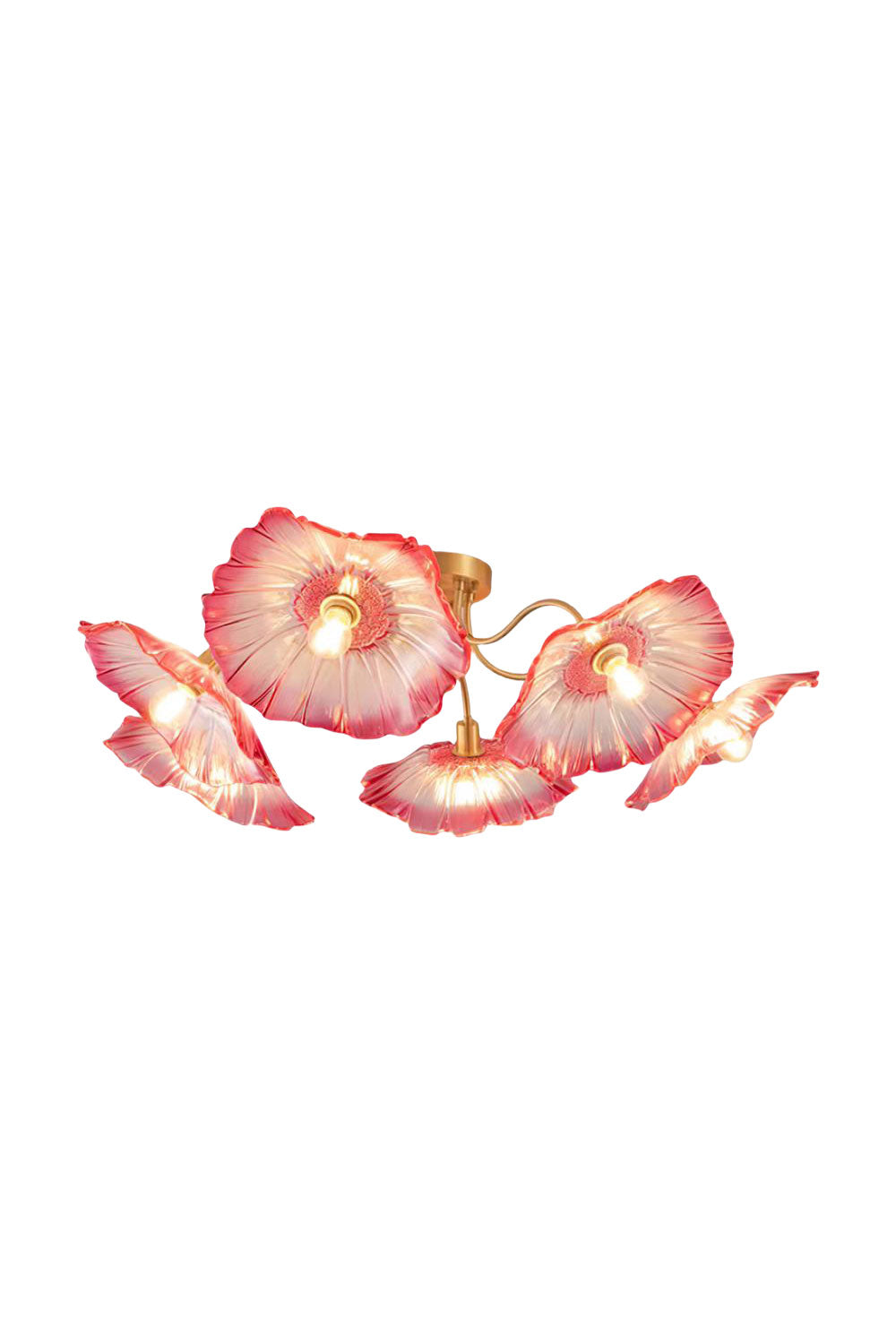 Blossom Petal Glass Ceiling Lamp | morylighting