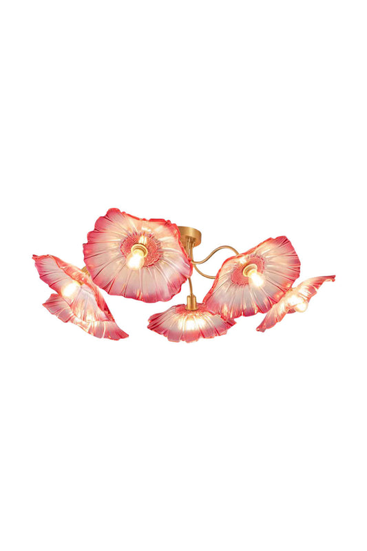 Blossom Petal Glass Ceiling Lamp | morylighting