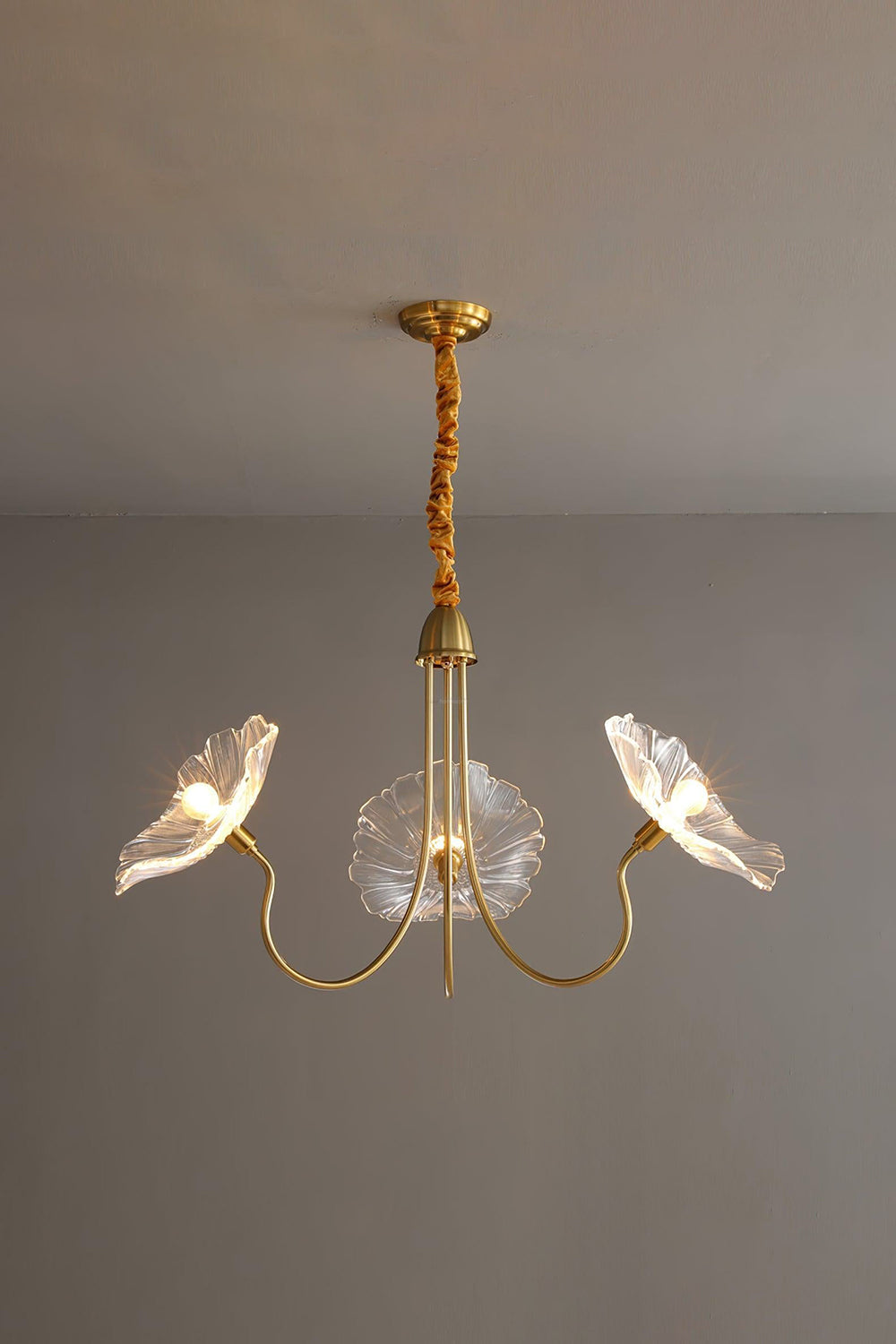 Blossom Petal Glass Chandelier - view 14 | morylighting