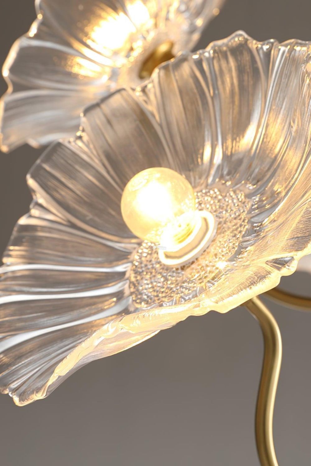 Blossom Petal Glass Chandelier - view 11 | morylighting
