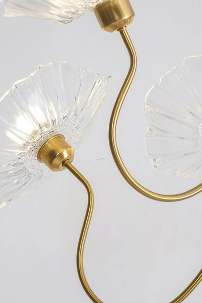 Blossom Petal Glass Chandelier - view 12 | morylighting