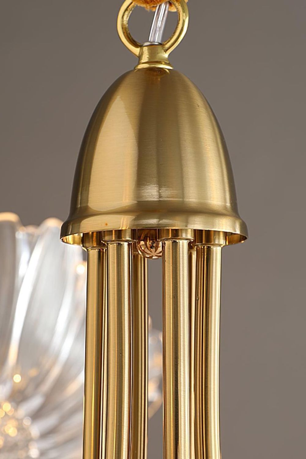 Blossom Petal Glass Chandelier - view 10 | morylighting