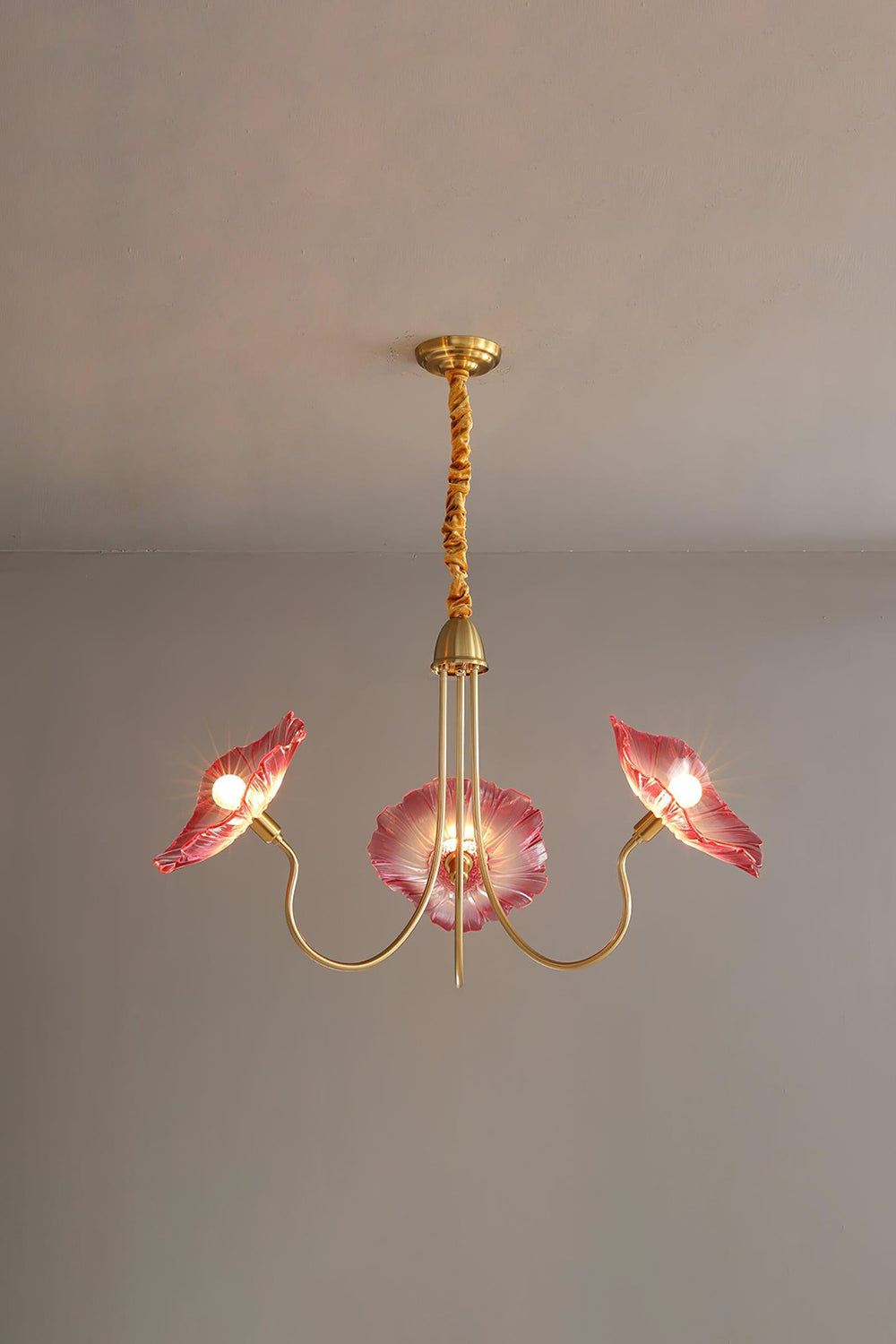 Blossom Petal Glass Chandelier - view 15 | morylighting