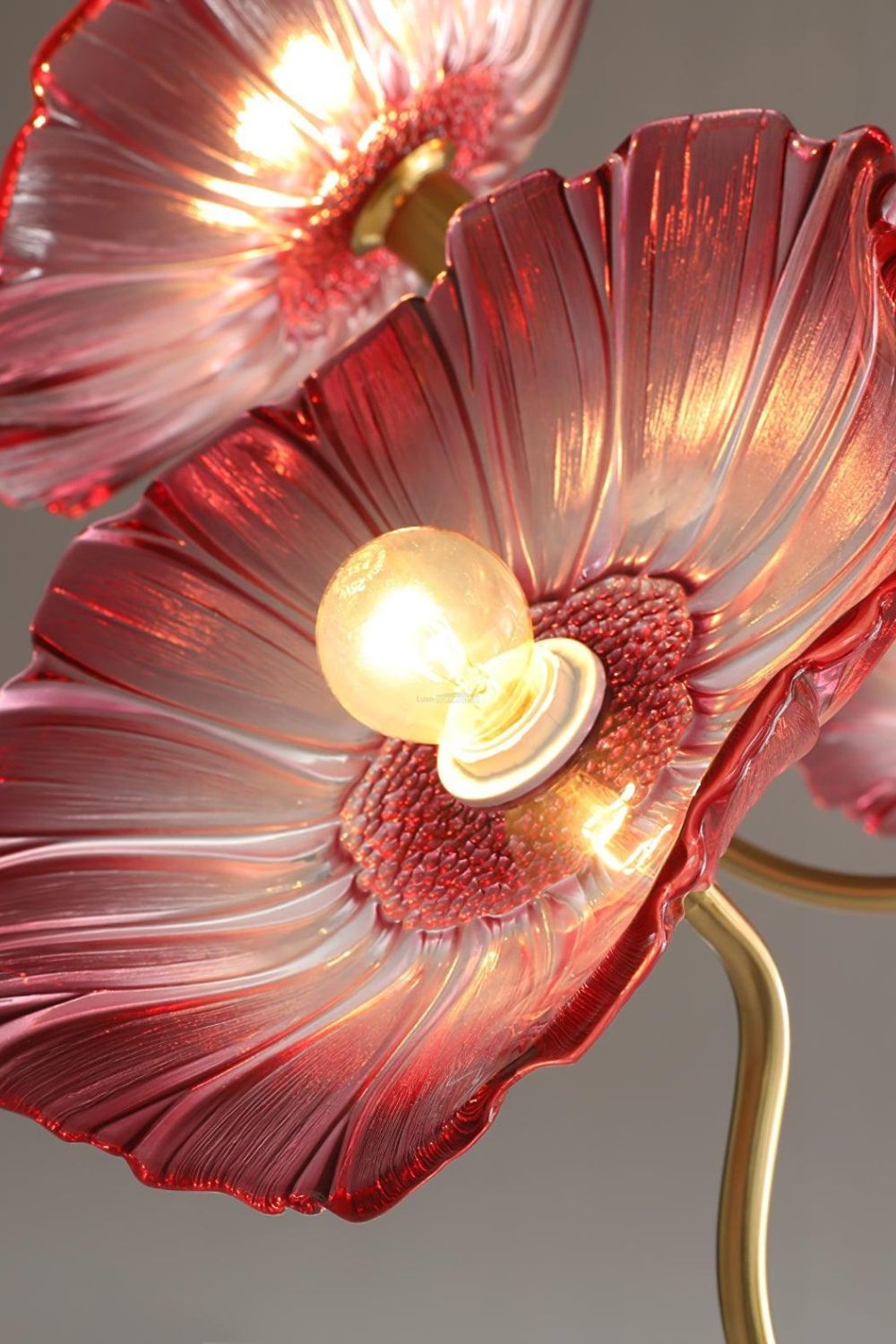 Blossom Petal Glass Chandelier - view 13 | morylighting
