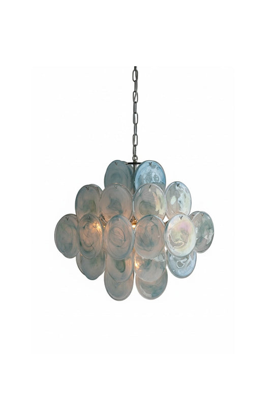 Blue Art Disk Chandelier | morylighting