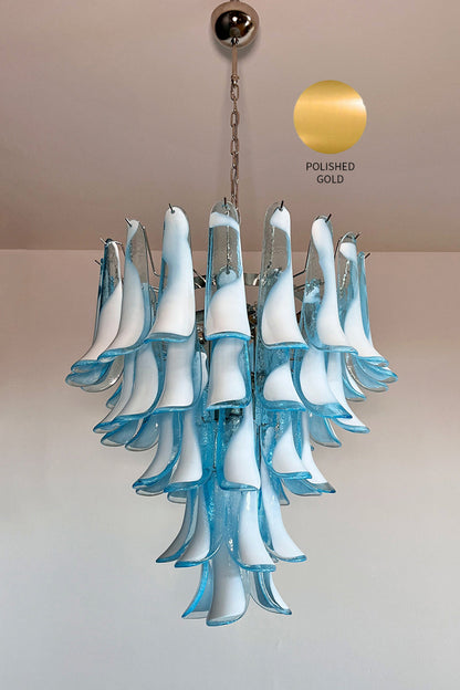 Blue Art Petal Chandelier - view 18 | morylighting