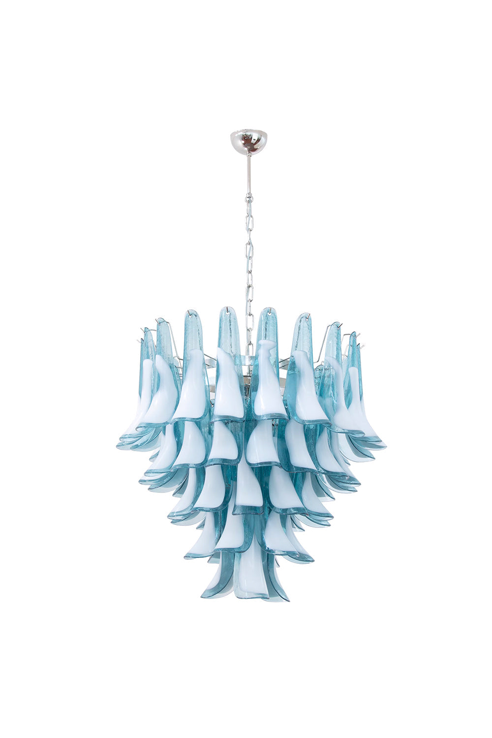 Blue Art Petal Chandelier | morylighting
