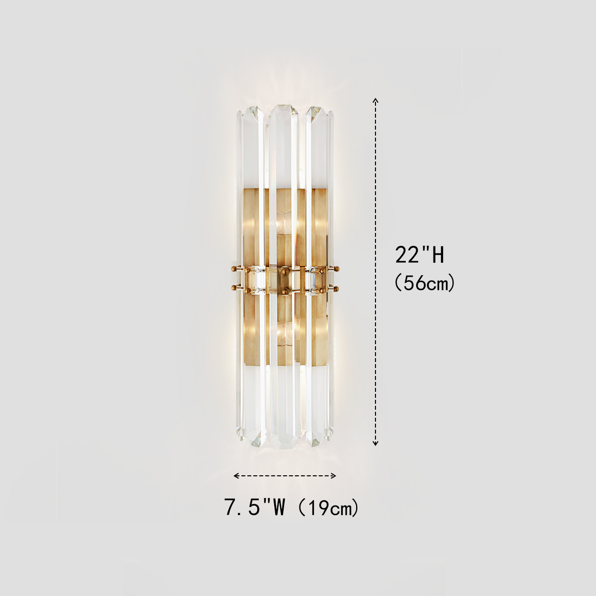 Morylighting Aura Grandeur Tall Sconce - Background Shot