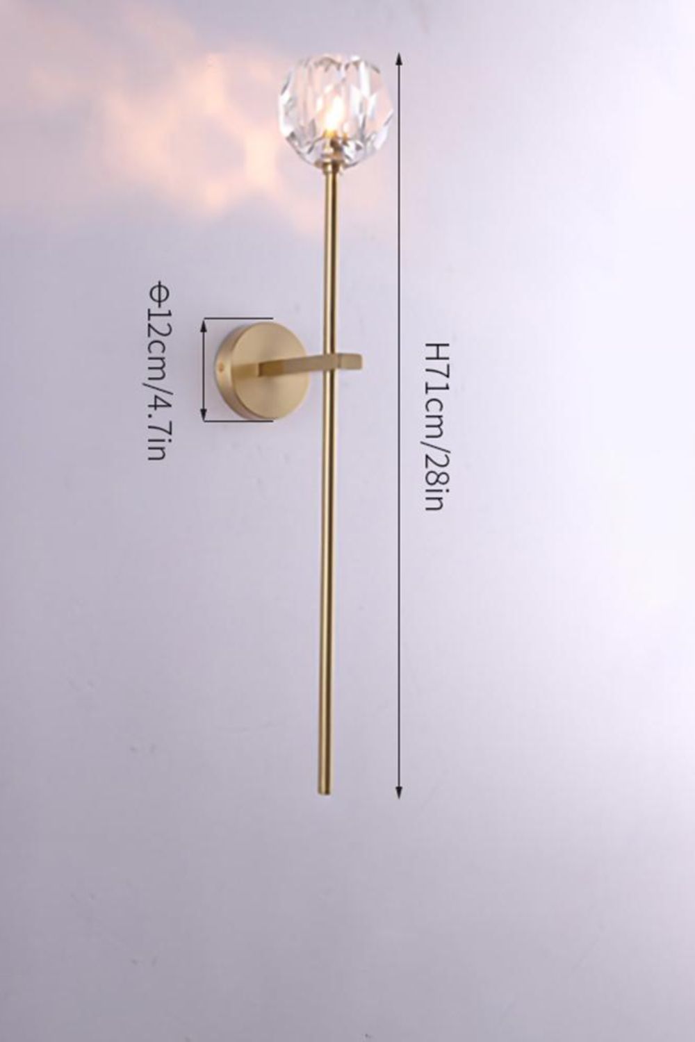 Boule De Cristal Grand Single Sconce - morylighting
