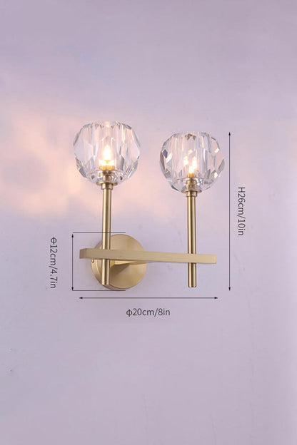 Boule De Cristal Grand Single Sconce - morylighting