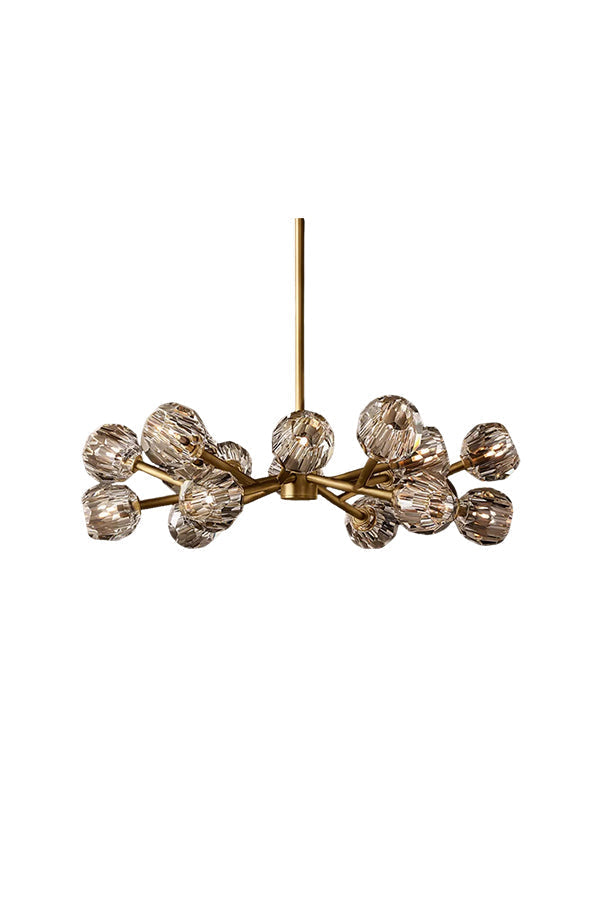 Crystal Ball Round Chandelier | morylighting