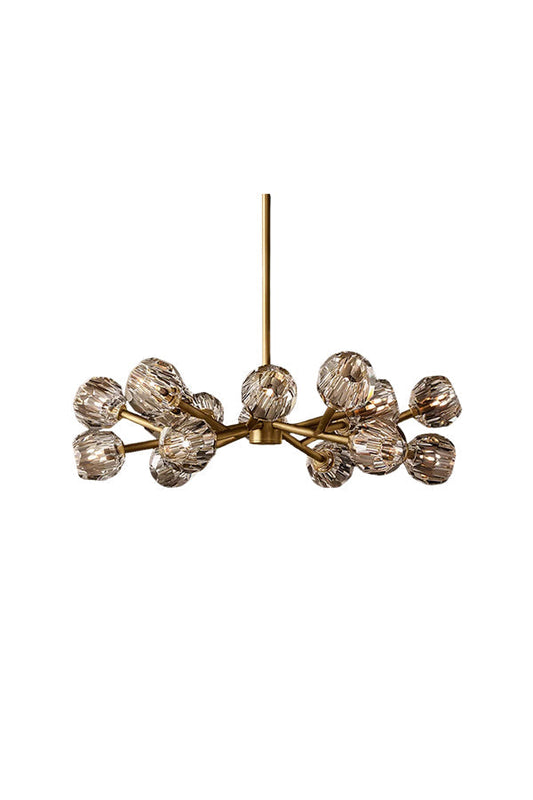 Crystal Ball Round Chandelier | morylighting