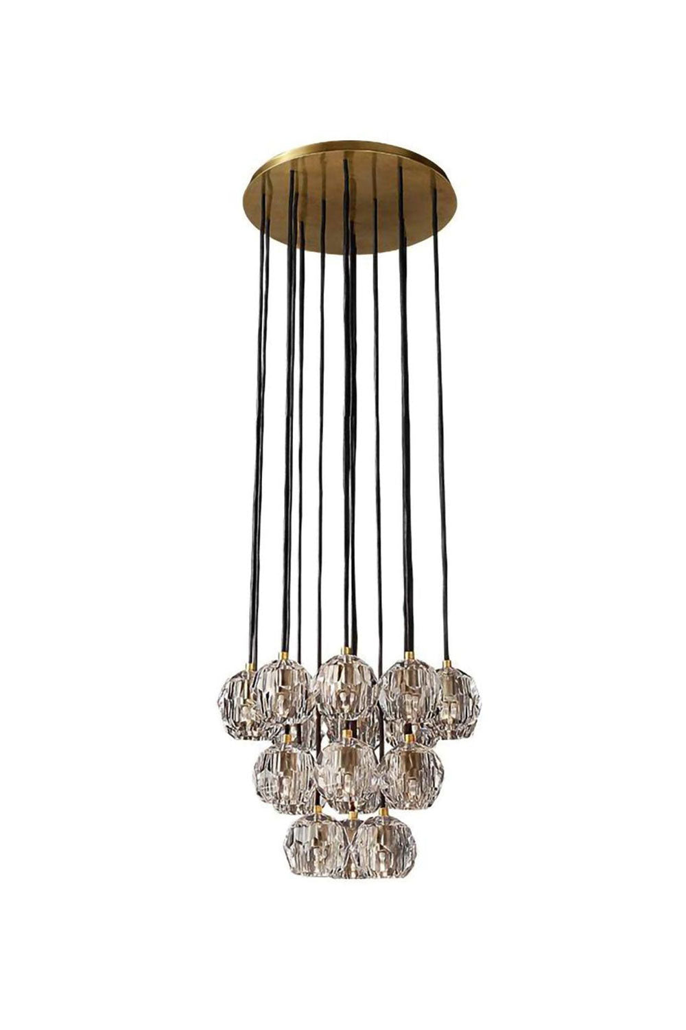 Crystal BallRound Cluster Chandelier-morylighting - morylighting