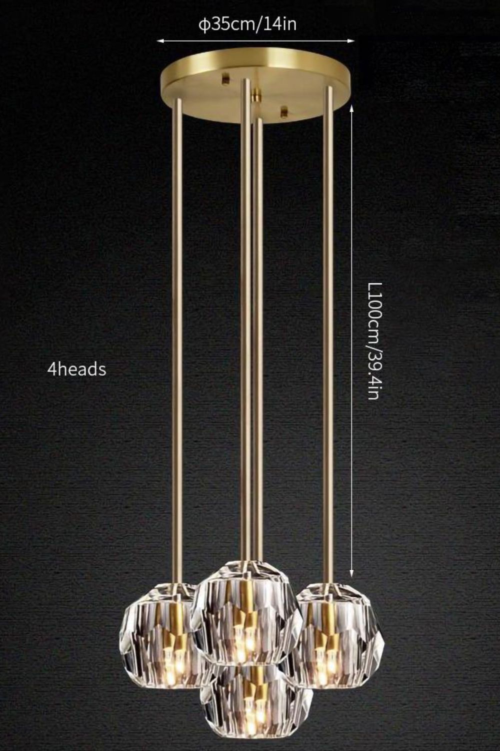 Boule De Cristal Round Cluster Chandelier - morylighting