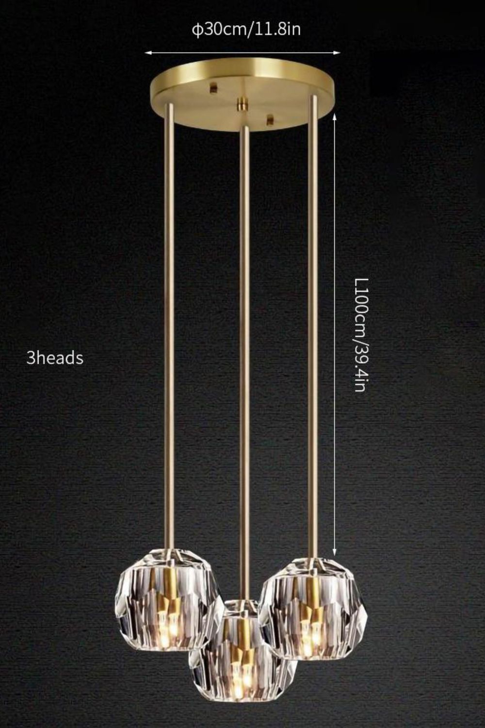 Boule De Cristal Round Cluster Chandelier - morylighting