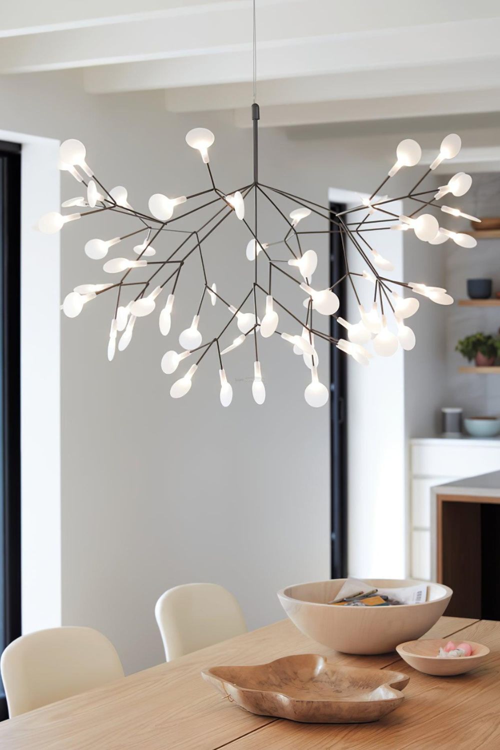 Branched Firefly LED Chandelier - view 5 | morylighting