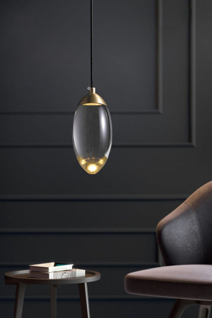 Brass Crystal Pendant Lamp - morylighting