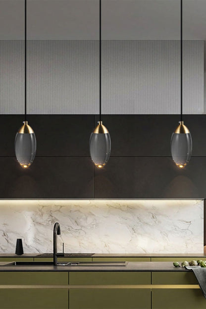 Brass Crystal Pendant Lamp - morylighting