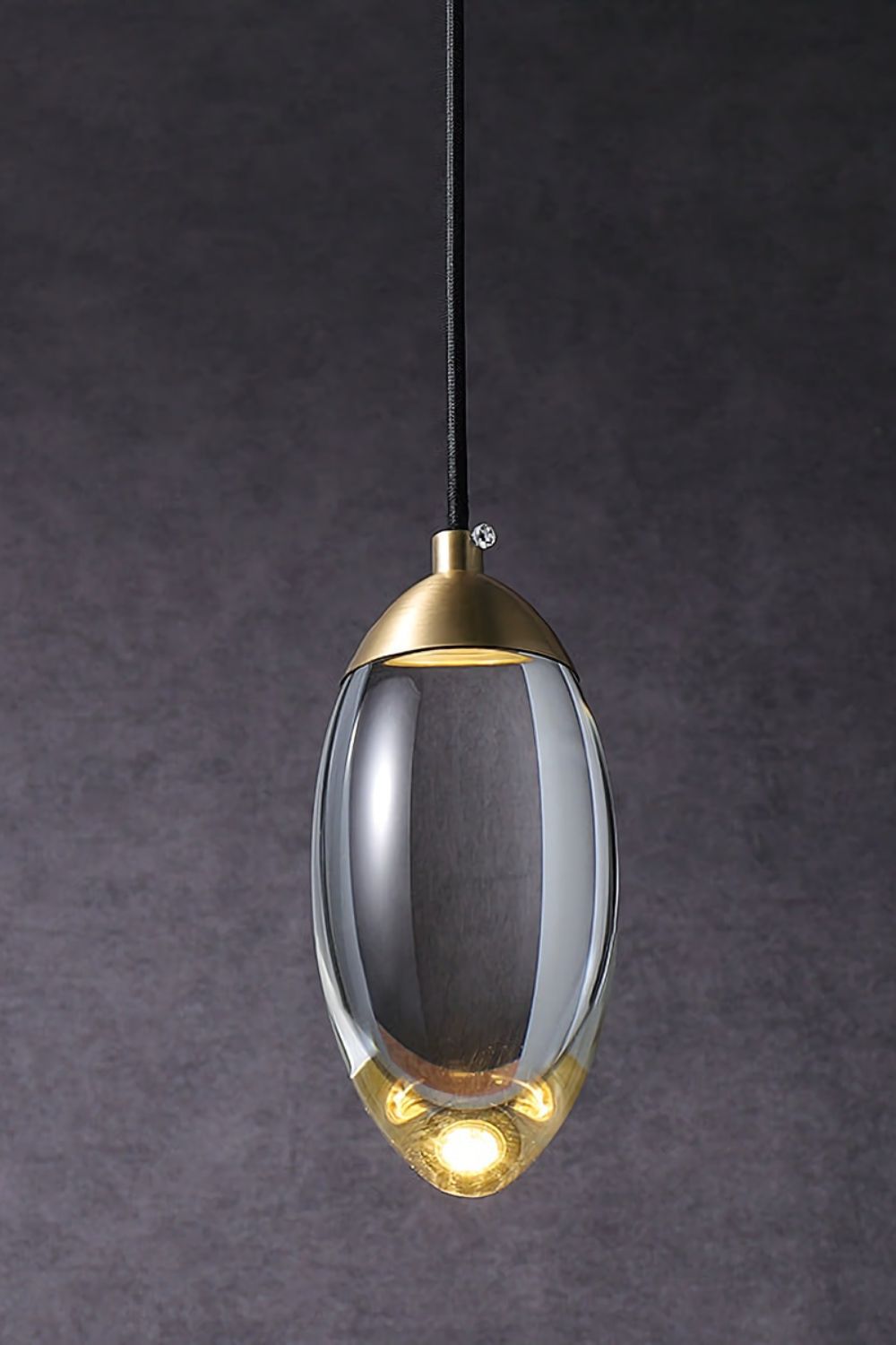 Brass Crystal Pendant Lamp - morylighting