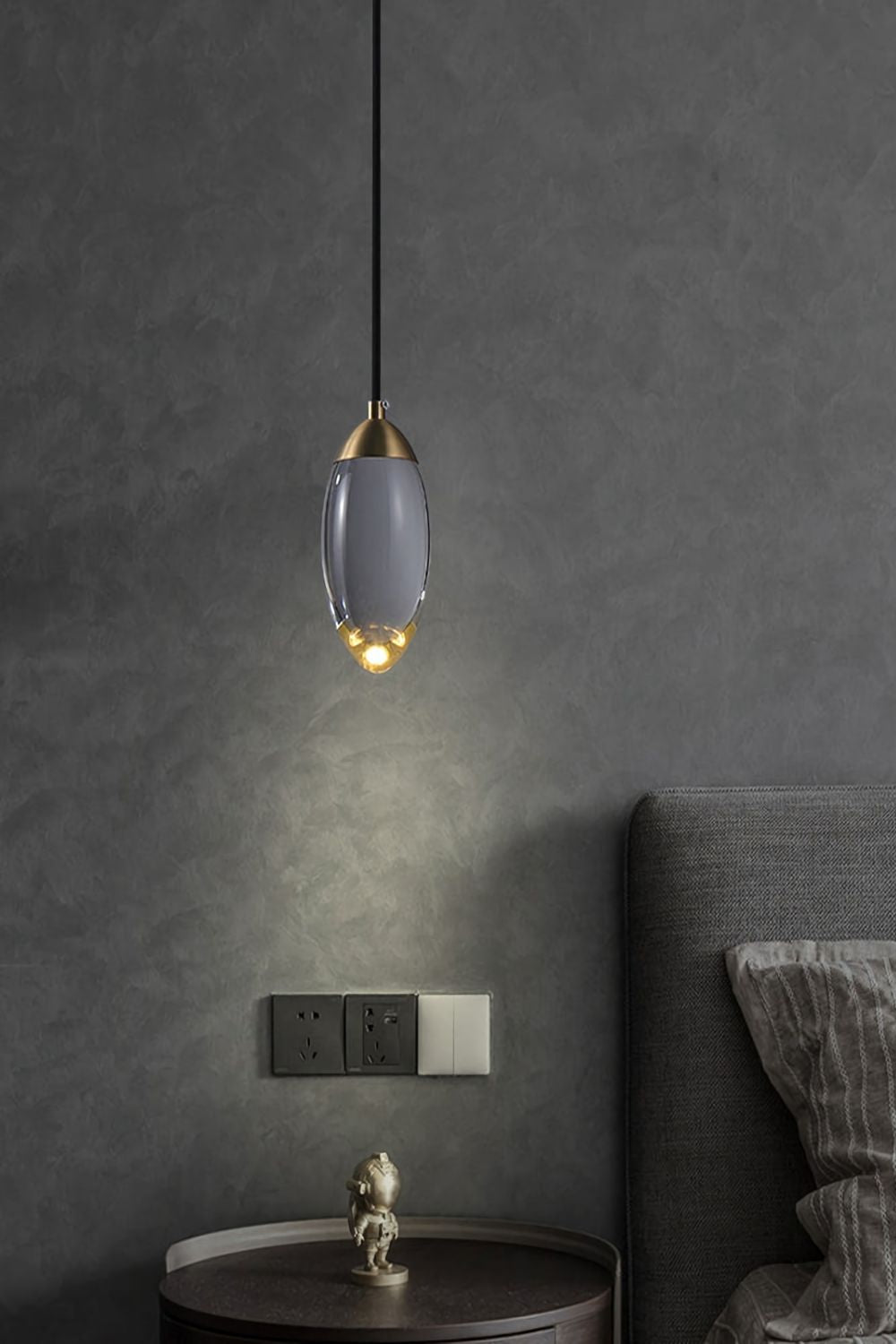 Brass Crystal Pendant Lamp - morylighting
