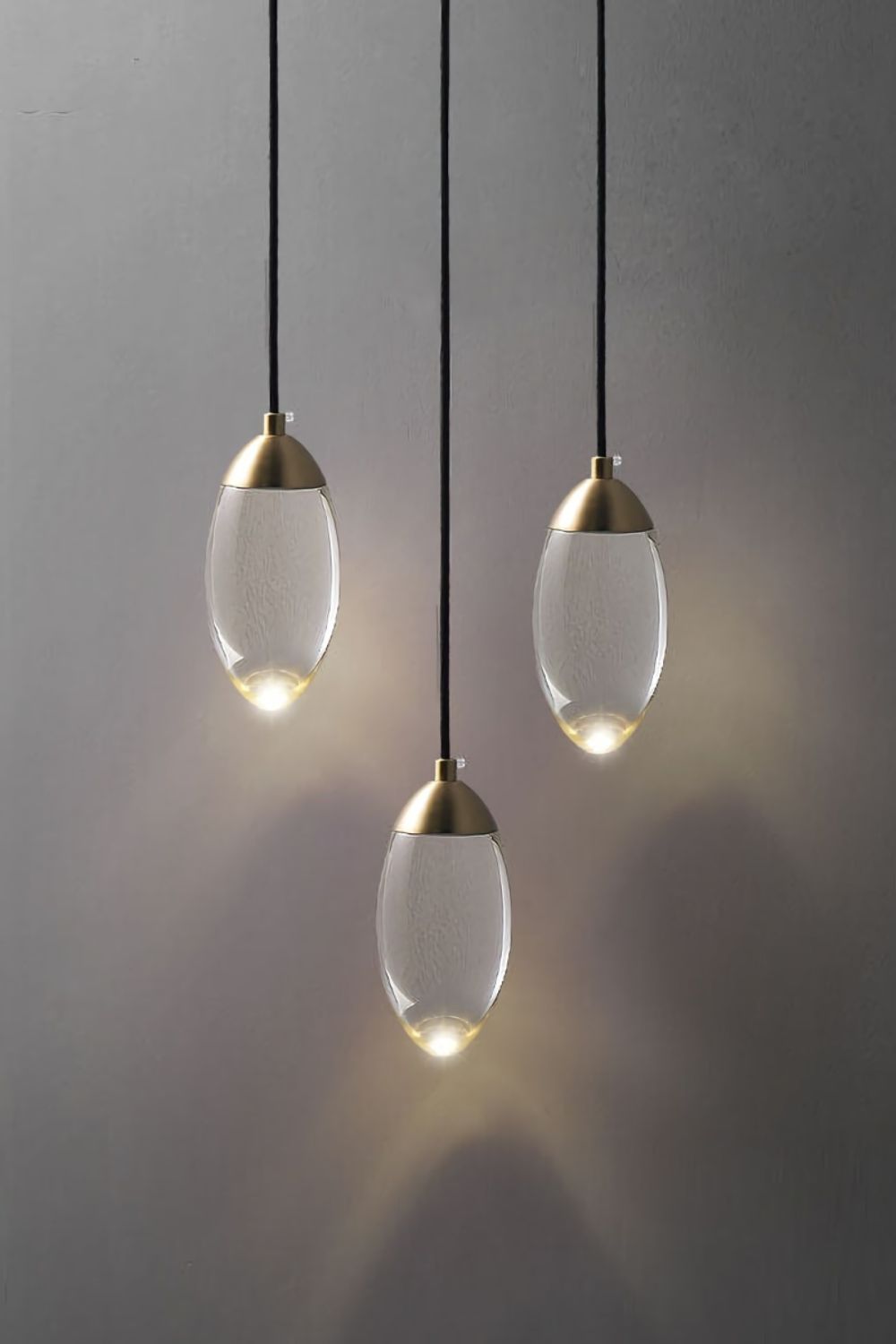 Brass Crystal Pendant Lamp - morylighting