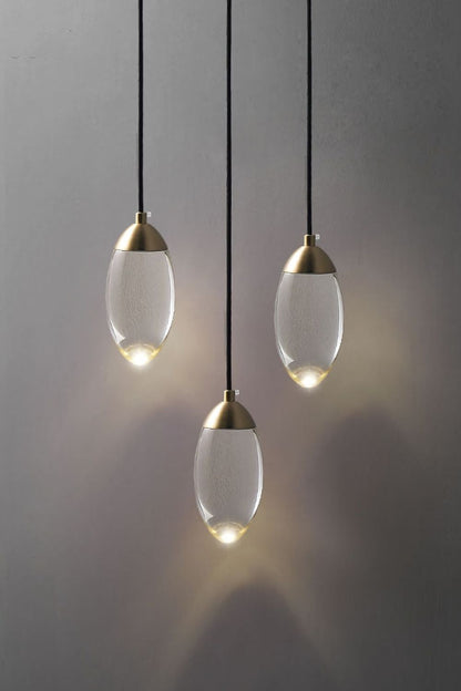 Brass Crystal Pendant Lamp - morylighting