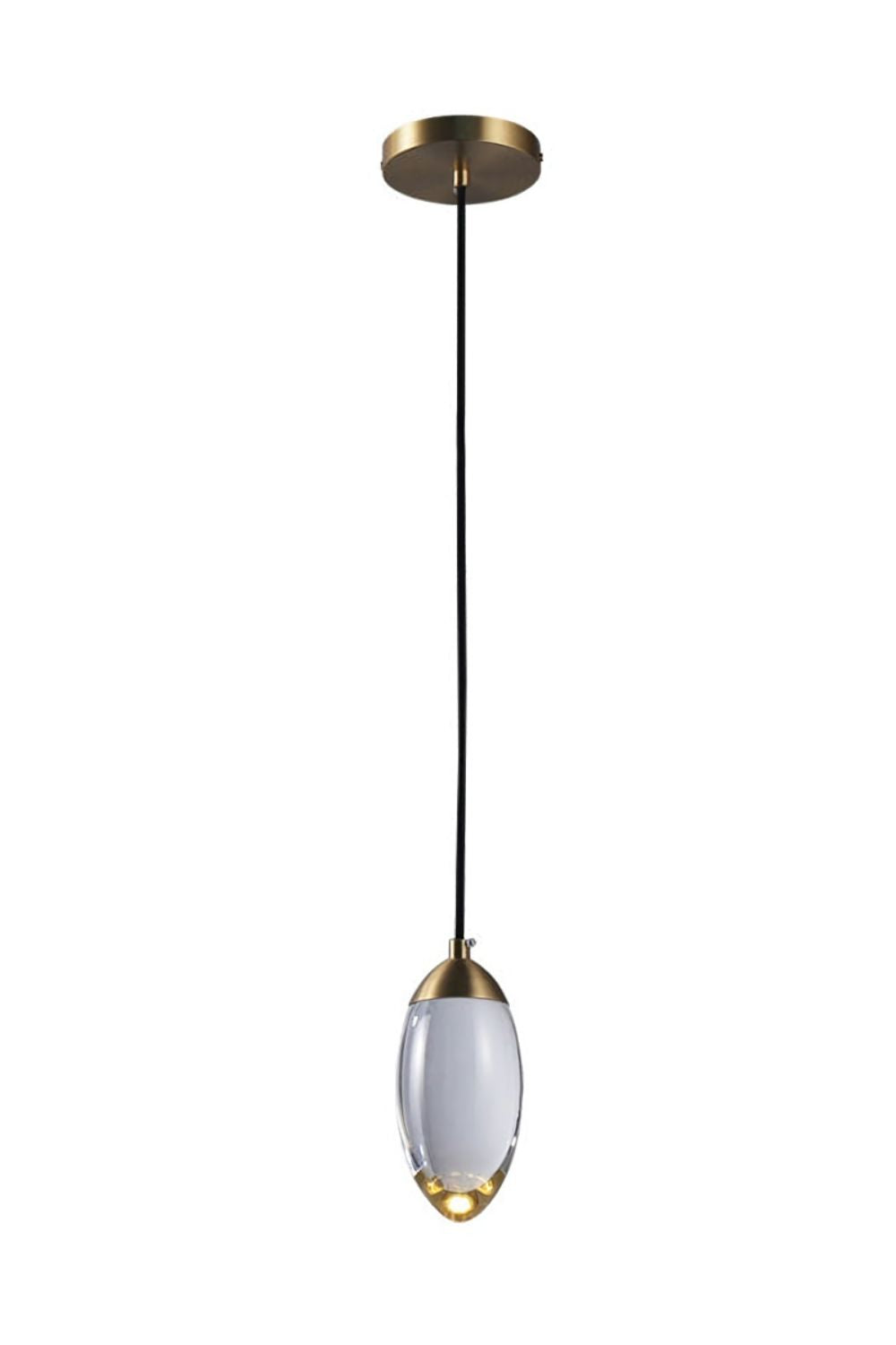 Brass Crystal Pendant Lamp - morylighting