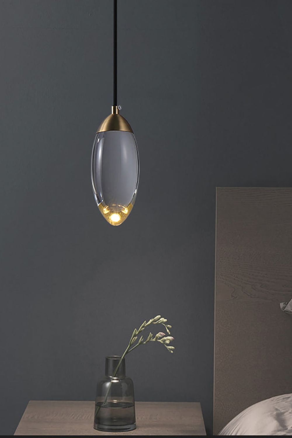 Brass Crystal Pendant Lamp - morylighting