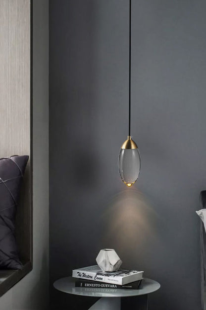 Brass Crystal Pendant Lamp - morylighting