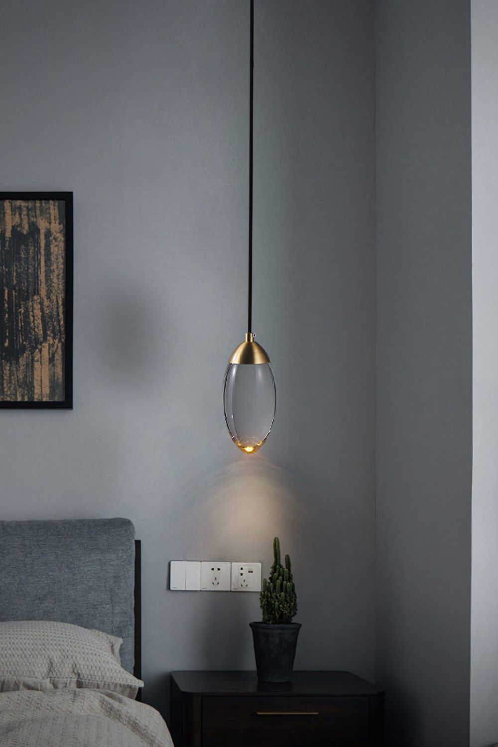 Brass Crystal Pendant Lamp - morylighting