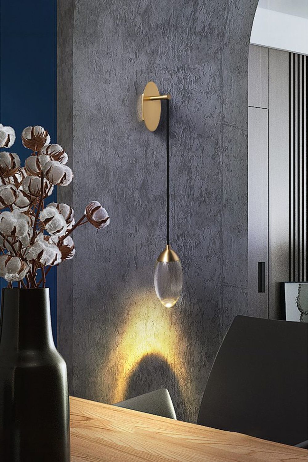 Brass crystal Wall lamp - morylighting
