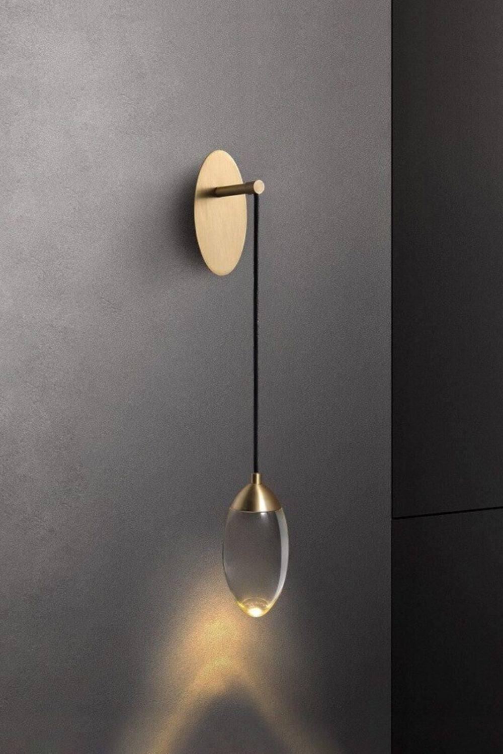 Brass crystal Wall lamp - morylighting