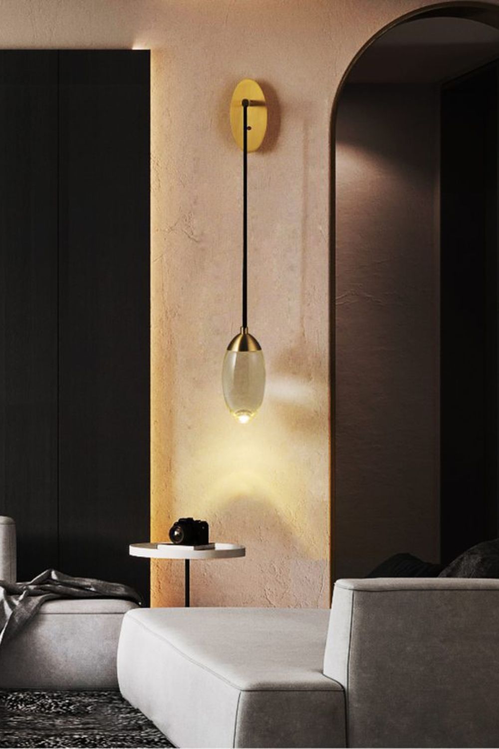 Brass crystal Wall lamp - morylighting