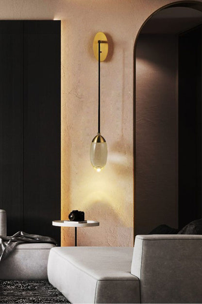 Brass crystal Wall lamp - morylighting