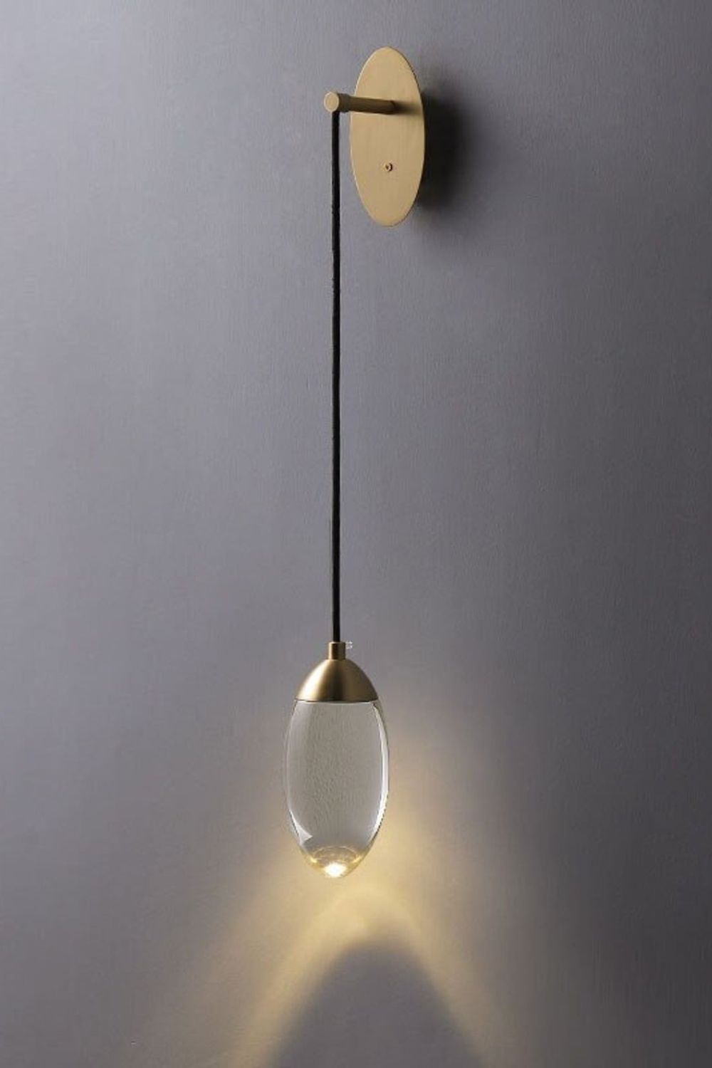 Brass crystal Wall lamp - morylighting