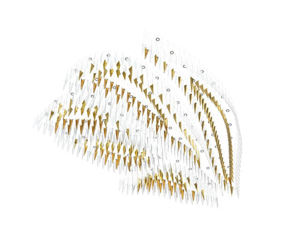 Galaxy Breeze Meteor Shower Crystal Spiral Chandelier