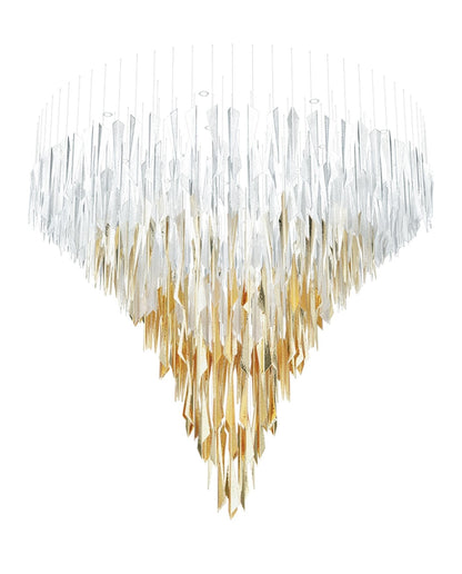 Galaxy Breeze Meteor Shower Crystal Spiral Chandelier