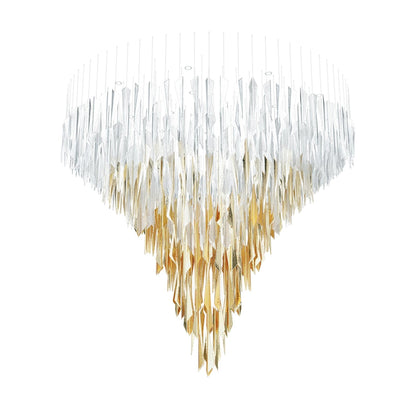 Galaxy Breeze Meteor Shower Crystal Spiral Chandelier