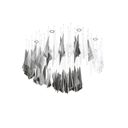 Galaxy Breeze Meteor Shower Crystal Spiral Chandelier