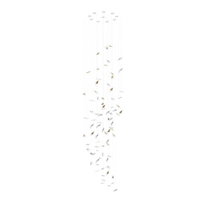 Galaxy Breezeleaf Meteor Shower Crystal Spiral Chandelier