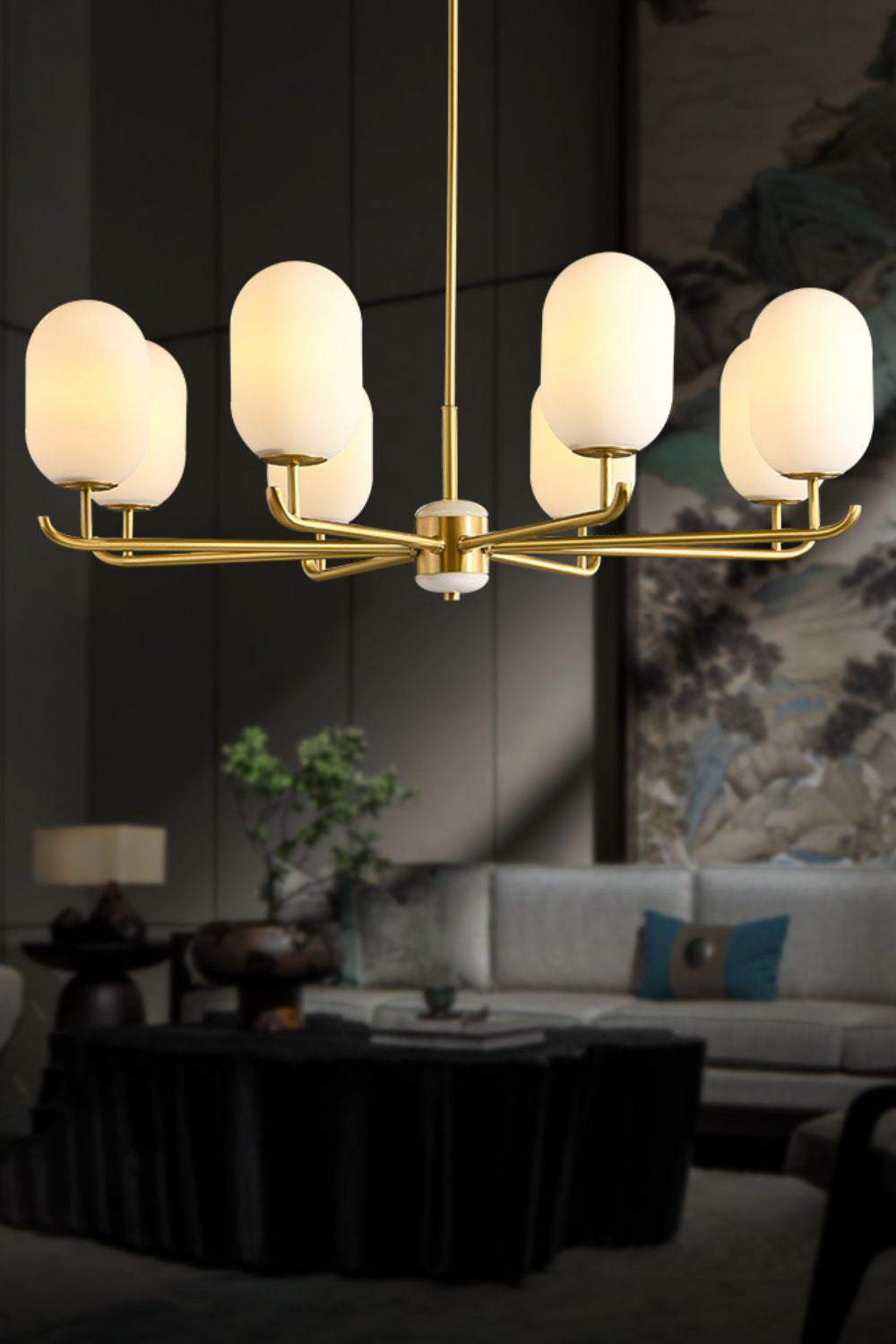 Bronze Chandelier - morylighting